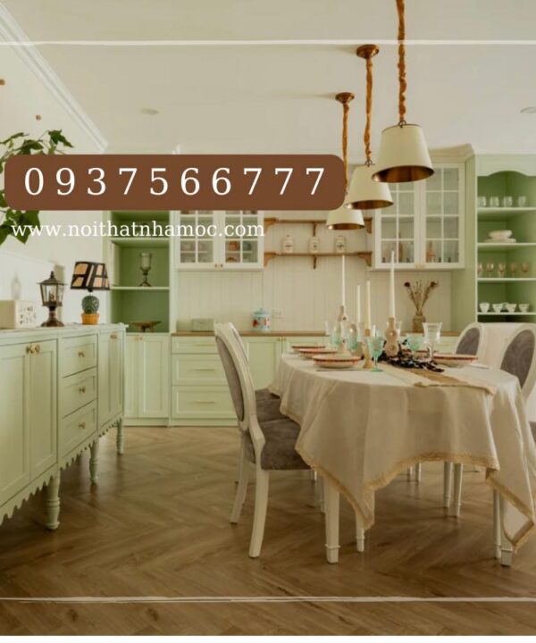 PHÒNG ĂN NM-130PA – PHÒNG BẾP CAO CẤP | Nội thất Nhà Mộc