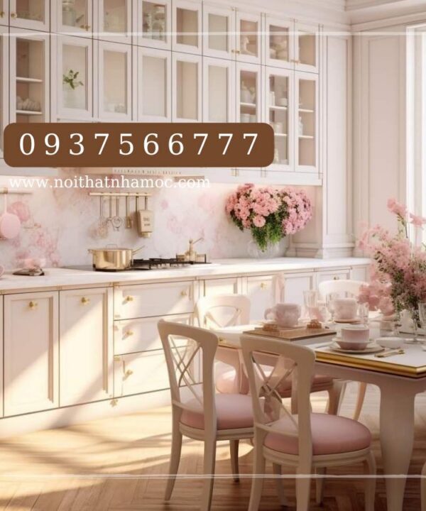 PHÒNG ĂN NM-107PA – PHÒNG BẾP CAO CẤP | Nội thất Nhà Mộc