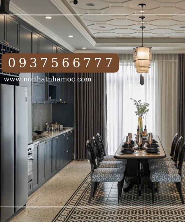 PHÒNG ĂN NM-133PA – PHÒNG BẾP CAO CẤP | Nội thất Nhà Mộc