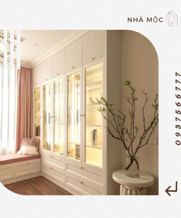 TỦ ÁO NM117 – PHÒNG NGỦ CAO CẤP | Nội thất Nhà Mộc