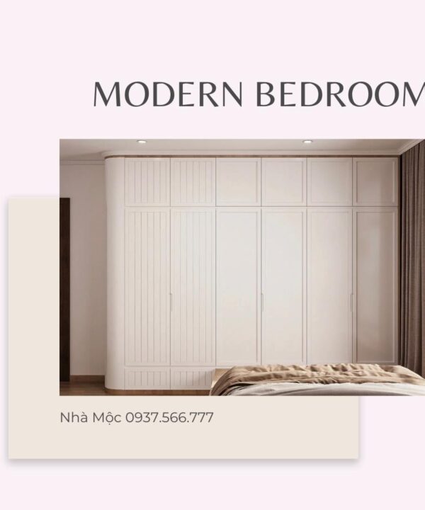 TỦ ÁO NM108 – PHÒNG NGỦ CAO CẤP | Nội thất Nhà Mộc