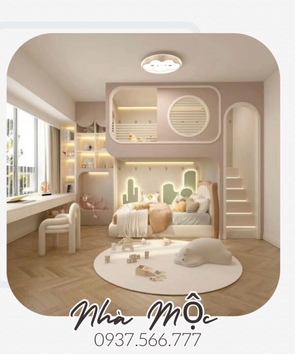 GIƯỜNG TẦNG NM118 – GIƯỜNG TẦNG TRÊN 40TR | Nội thất Nhà Mộc
