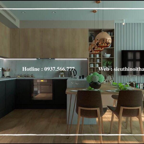 PHÒNG ĂN NM-179PA – PHÒNG BẾP TIÊU CHUẨN | Nội thất Nhà Mộc