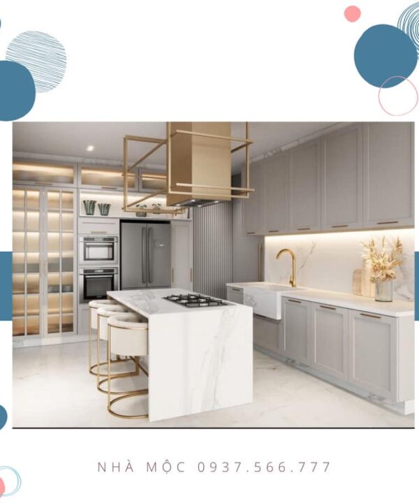 PHÒNG ĂN NM-158PA – PHÒNG BẾP CAO CẤP | Nội thất Nhà Mộc
