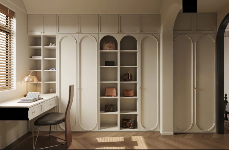 Kích thước: D2m4 x C2m8 x S60cm
Chất liệu: MDF melamine lõi xanh chống ẩm, cánh chạy pano
Giá: 19.000.000đ