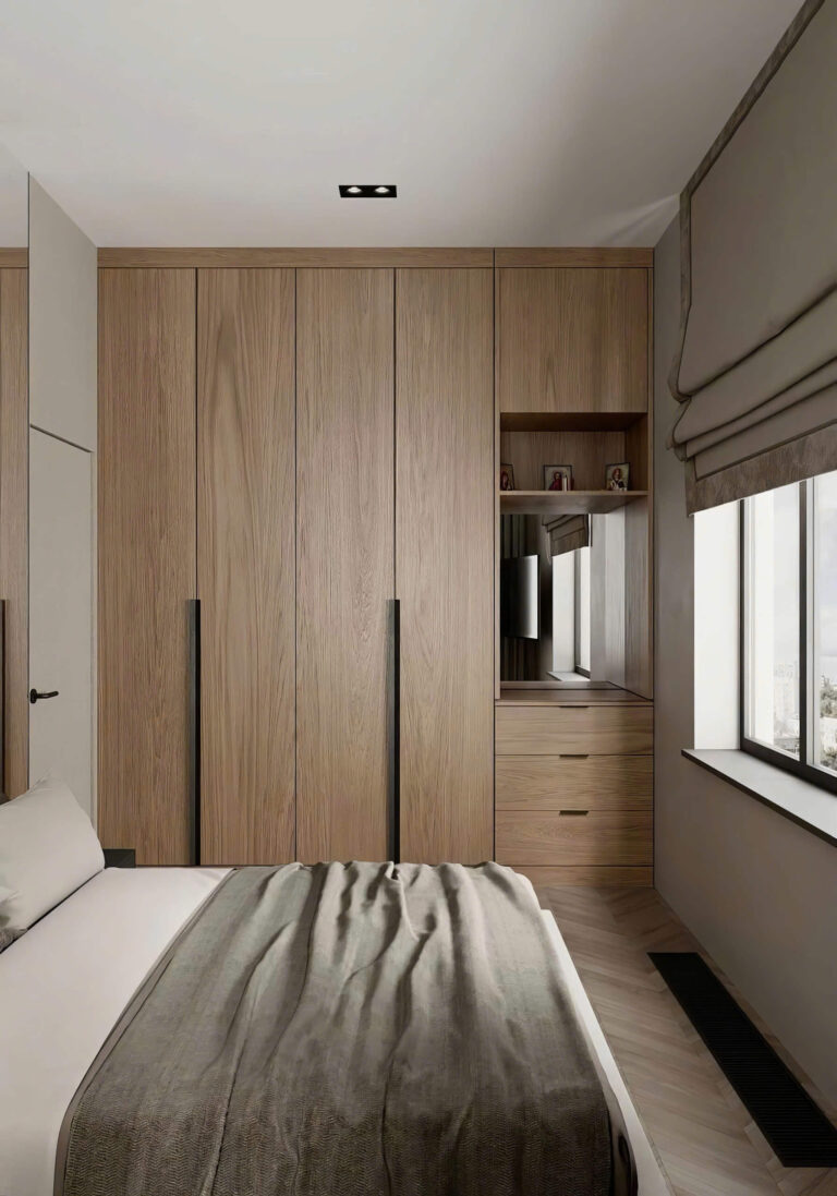 Kích thước: D2m x C2m4 x S60cm
Chất liệu: MDF melamine lõi xanh chống ẩm
Giá: 13.500.000đ
