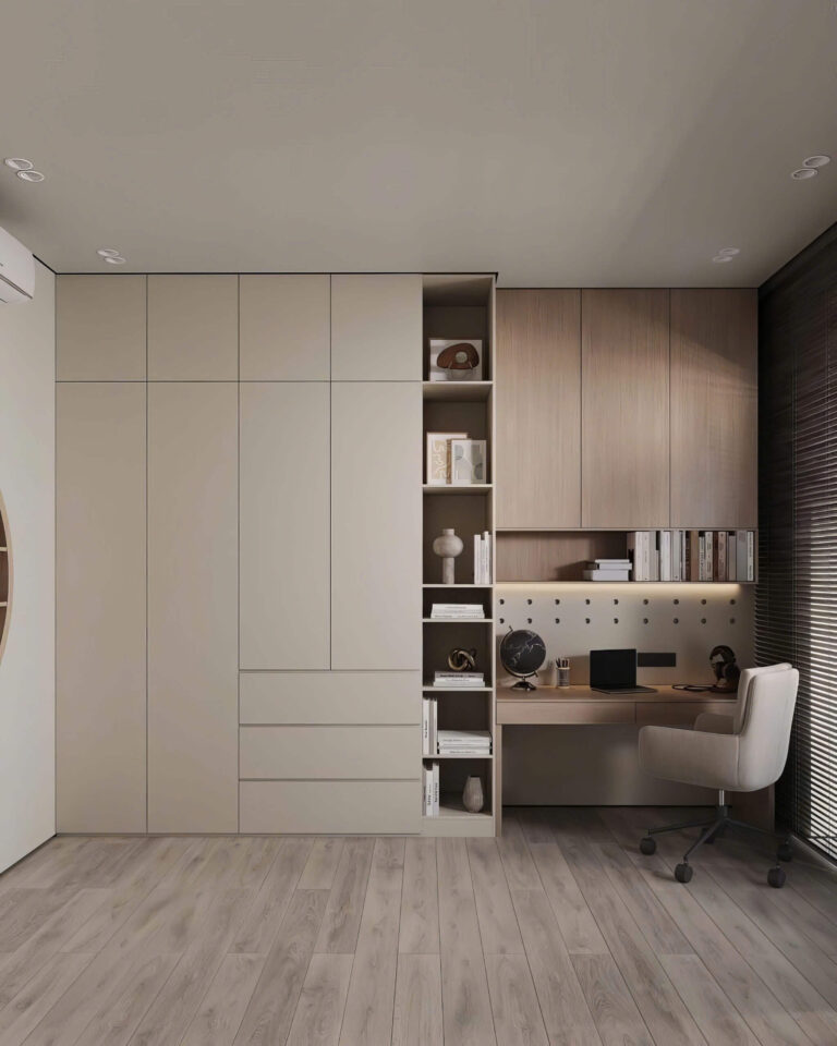 Kích thước: D3m2 x C2m4 x S60cm
Chất liệu: MDF melamine lõi xanh chống ẩm
Giá: 16.500.000đ